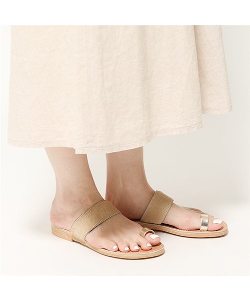 HELIOS SANDALS(ヘリオスサンダル)/HE8 0019 レザー フラットサンダル サムリングサンダル カラー3色 レディース/img06