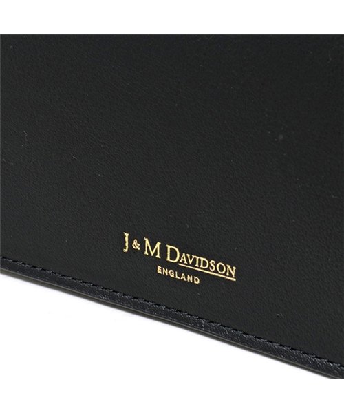 J&M DAVIDSON(ジェイアンドエム　デヴィッドソン)/10170 7314 9990 PLAIN FLAP WALLET 二つ折り長財布 BLACK ユニセックス/img04