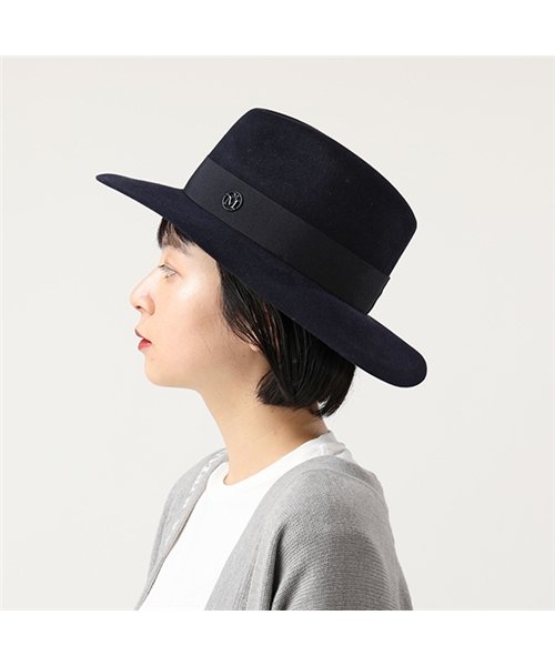 Maison Michel(メゾンミッシェル)/Maison Michel メゾンミッシェル 1002048002 HENRIETTA HAT フェルトハット 帽子 NAVY レディース/img02