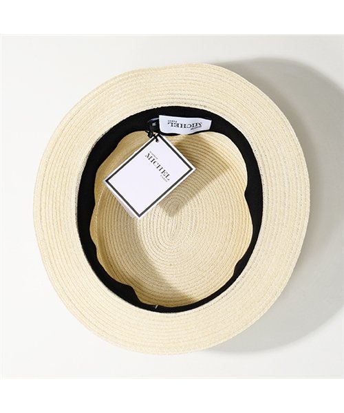 Maison Michel(メゾンミッシェル)/Maison Michel メゾンミッシェル 1011 021 002 AUGUSTE ストロー ハット カンカン帽 帽子 NATURAL レディース/img04