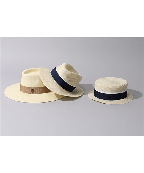 Maison Michel メゾンミッシェル 1020064001 CHARLES HAT TIMELESS ストロー パナマ ハット 帽子 BEIGE
