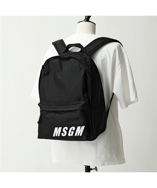 MSGM(MSGM)/2642 MDZ200 バックパック リュック バッグ デイパック ロゴ 99 ユニセックス メンズ/img01