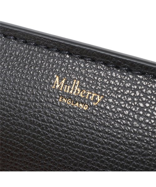 Mulberry(マルベリー)/RL5227 690 A100 Amberley Long Wallet アンバーリー レザー 二つ折り長財布 Black レディース/img05