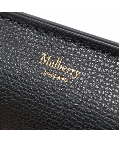 Mulberry(マルベリー)/RL5229 690 A100 Amberley Medium Wallet アンバーリー レザー 二つ折り ミディアム財布 Black レディース/img05