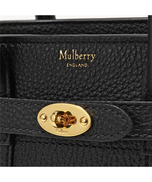 Mulberry(マルベリー)/RL5476 205 A100 MICRO ZIPPED BAYSWATER ベイズウォーター レザー ハンドバッグ ショルダーバッグ Black レディース/img04