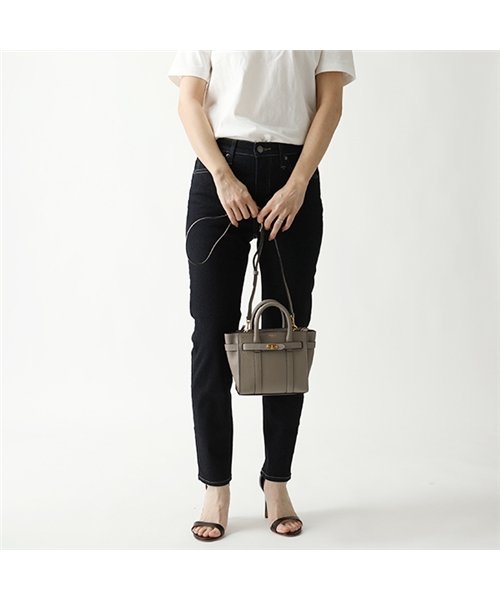 Rl5476 5 D646 Micro Zipped Bayswater ベイズウォーター レザー ハンドバッグ ショルダーバッグ Solid Grey マルベリー Mulberry Magaseek