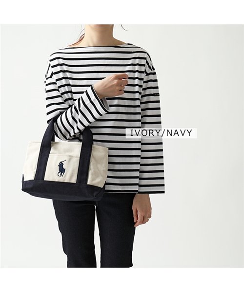 POLO RALPH LAUREN(POLO RALPH LAUREN)/ポロ ラルフローレン SCHOOL TOTE SM II スモール トートバッグ ハンドバッグ ビッグポニー シングルポニー キャンバス/img08