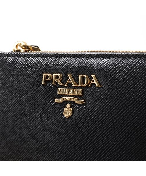 PRADA(プラダ)/1ML023 QWA レザー 二つ折り財布 ミニ財布 豆財布 ロゴ金具プレート カラー3色 レディース/img05