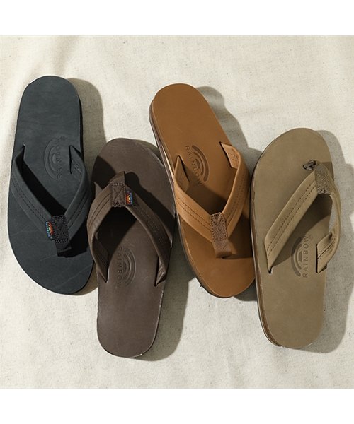 RAINBOWSANDALS(レインボーサンダル)/302 ALTS0 レザー トングサンダル ビーチ サンダル ビーサン カラー4色 メンズ /img01