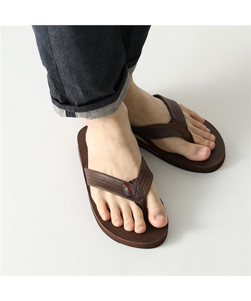 RAINBOWSANDALS(レインボーサンダル)/302 ALTS0 レザー トングサンダル ビーチ サンダル ビーサン カラー4色 メンズ /img03