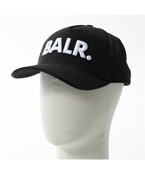 BALR(ボーラー)/Classic Cotton Cap 立体ロゴ刺繍 ベースボールキャップ 帽子 コットン Black メンズ/img01