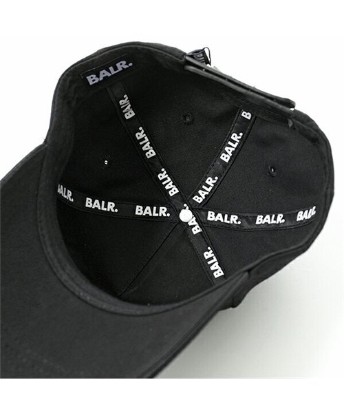 BALR(ボーラー)/Classic Cotton Cap 立体ロゴ刺繍 ベースボールキャップ 帽子 コットン Black メンズ/img03