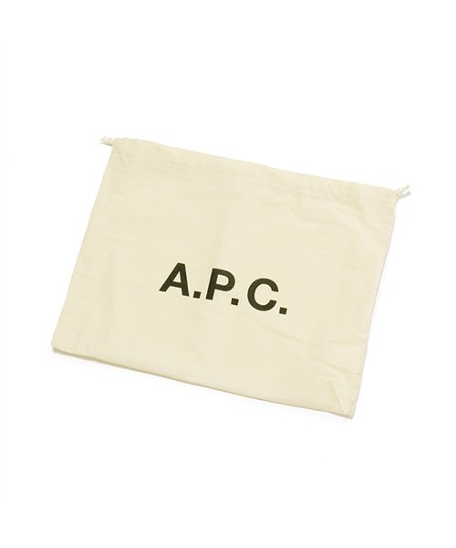 A.P.C.(アーペーセー)/APC PXADM F61048 IAK レザー ハーフムーン ショルダーバッグ ポシェット DARK－NAVY レディース/img06