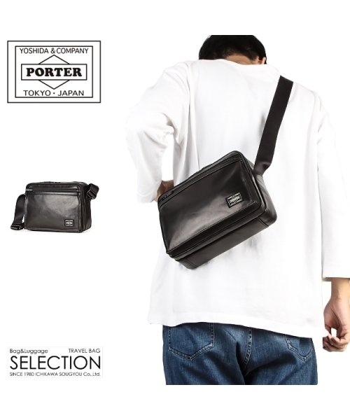 吉田カバン ポーター アメイズ ショルダーバッグ メンズ ブランド 本革 Porter 022 ポーター Porter Magaseek