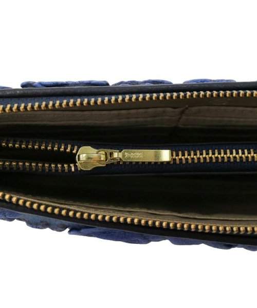 デコブランシェ 長財布 decobranche 本革 L字ファスナー KYOUKA SOLID 京香ソリッド 友禅革 日本製 d－03－08 