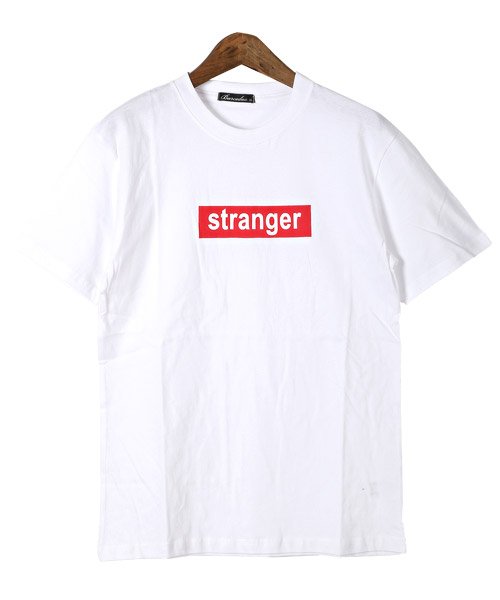 LUXSTYLE(ラグスタイル)/strangerボックスロゴプリント半袖Tシャツ/Tシャツ メンズ 半袖 プリント/img06