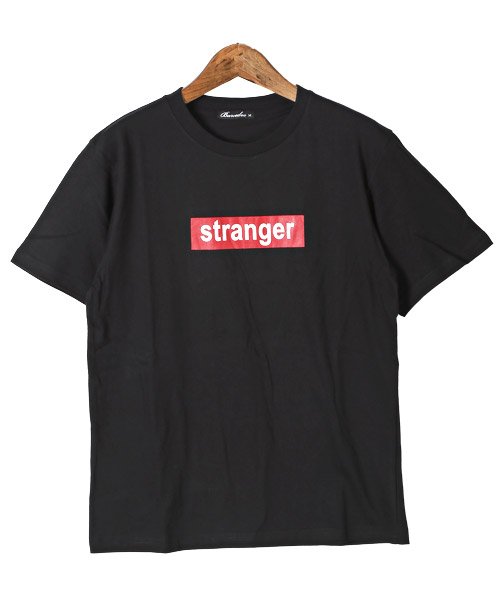 LUXSTYLE(ラグスタイル)/strangerボックスロゴプリント半袖Tシャツ/Tシャツ メンズ 半袖 プリント/img07