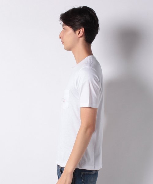 MARUKAWA(マルカワ)/ワンポイント フェルト刺繍 ポケット リゾート 半袖Tシャツ/img01