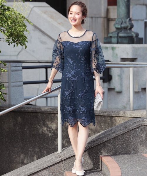 セール シースルー 花柄 レース 七分袖 結婚式 パーティードレス プリマゼル Primazel Magaseek セール シースルー 花柄 レース 七分袖 結婚式 パーティードレス プリマゼル Primazel Magaseek