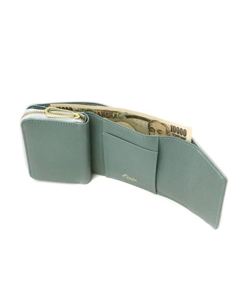 Ense(アンサ)/アンサ 三つ折り財布 Ense 財布 mini wallet ミニウォレット 日本製 ew－126/img08