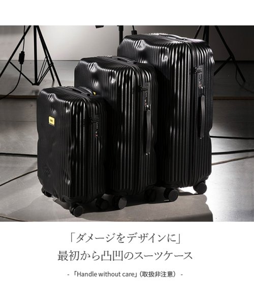 CRASH BAGGAGE(クラッシュバゲージ)/クラッシュバゲージ スーツケース Lサイズ 100L 大容量 大型 軽量 デコボコ CRASH BAGGAGE cb153/img02