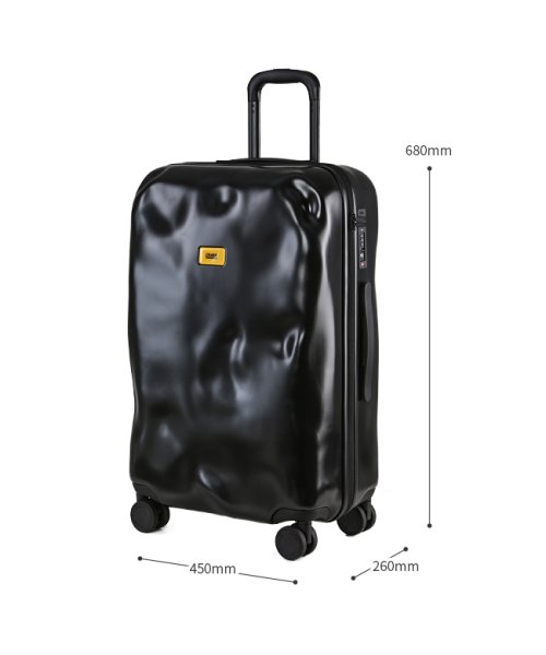 CRASH BAGGAGE(クラッシュバゲージ)/クラッシュバゲージ スーツケース Mサイズ 65L 軽量 デコボコ CRASH BAGGAGE cb162/img05