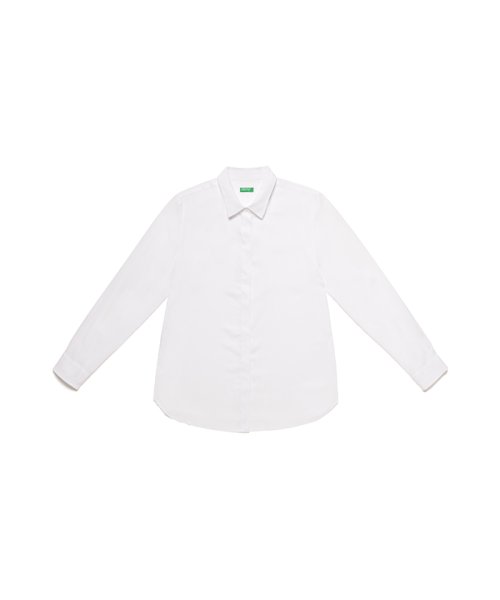 BENETTON (women)(ベネトン（レディース）)/フライフロント比翼スタンダードシャツ/img05