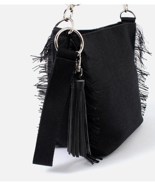 AZUL by moussy(アズールバイマウジー)/FRINGE BUCKET BAG/img03