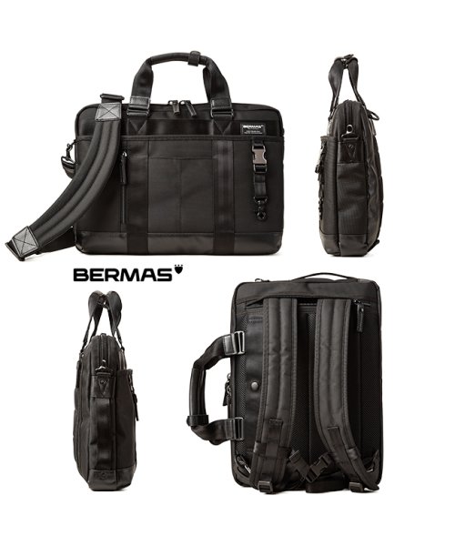 BERMAS(バーマス)/バーマス バウアー3 3WAY ビジネスバッグ リュック メンズ A4ファイル B4用紙 PC収納 1室 チェストベルト BERMAS 60329/img06