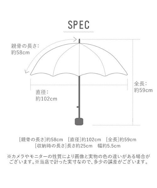 BACKYARD FAMILY(バックヤードファミリー)/ワールドパーティー MSM MEN umbrella MINI 紳士用折りたたみ傘/img09