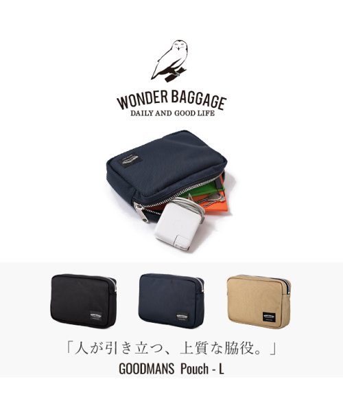 WONDER BAGGAGE(ワンダーバゲージ)/ワンダーバゲージ グッドマンズ ポーチ メンズ レディース WONDER BAGGAGE wb－a－003/img10