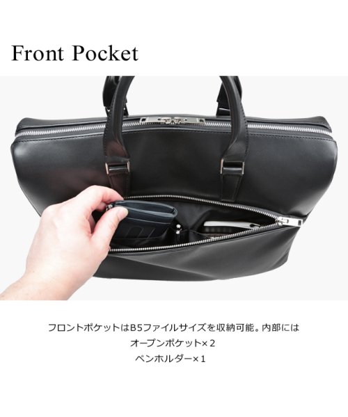 PORTER(ポーター)/ポーター ロウ ブリーフケース(L) 326－05037 吉田カバン ビジネスバッグ メンズ ブランド ノートPC レザー 本革 1WAY A4 B4 PORT/img05