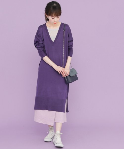 セール 50 Off Kbf Web限定深vネックニットワンピ アーバンリサーチ アウトレット Urban Research Outlet Magaseek