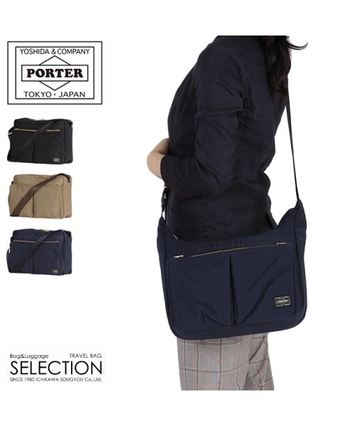 吉田カバン ポーター ドラフト ショルダーバッグ レディース Porter 656 ポーター Porter Magaseek