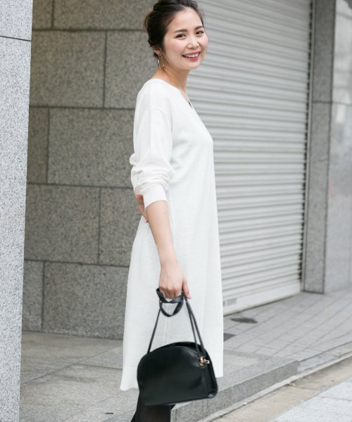 セール 60 Off Sonnylabel ウール混vネックロングニットワンピース アーバンリサーチ アウトレット Urban Research Outlet Magaseek