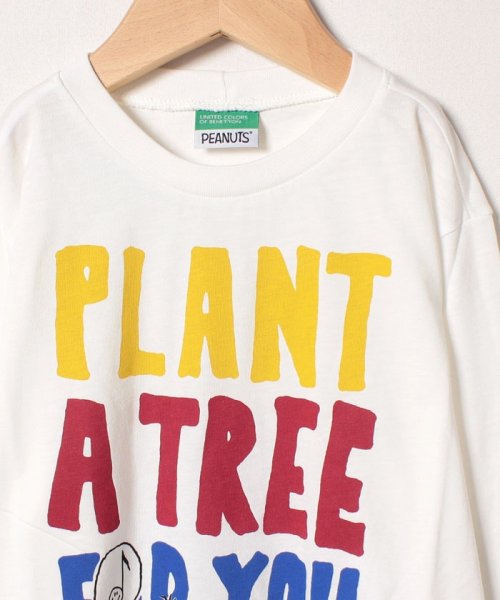 BENETTON (UNITED COLORS OF BENETTON BOYS)(ユナイテッド　カラーズ　オブ　ベネトン　ボーイズ)/【スヌーピーコラボ】コラボTシャツ・カットソー/img04