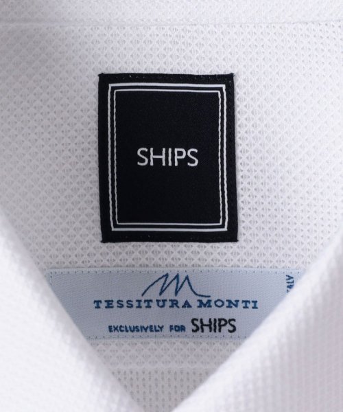 SHIPS MEN(シップス　メン)/SD: 【MONTI社製生地】カラミ ソリッド イタリアンボタンダウンシャツ(ホワイト)/img05