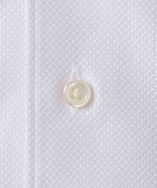 SHIPS MEN(シップス　メン)/SD: 【MONTI社製生地】カラミ ソリッド イタリアンボタンダウンシャツ(ホワイト)/img07