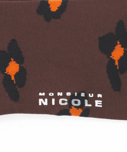 MONSIEUR NICOLE(ムッシュニコル)/フラワーモチーフソックス/img01