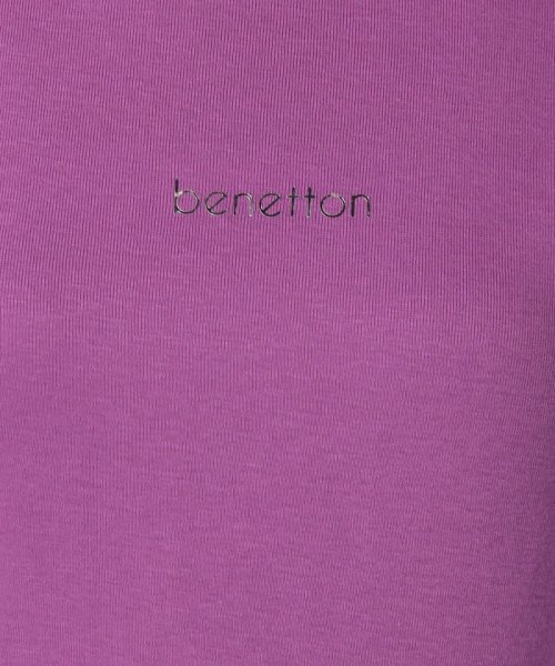 BENETTON (women)(ベネトン（レディース）)/コットン箔ブランドロゴベーシック長袖Tシャツ・カットソー/img46