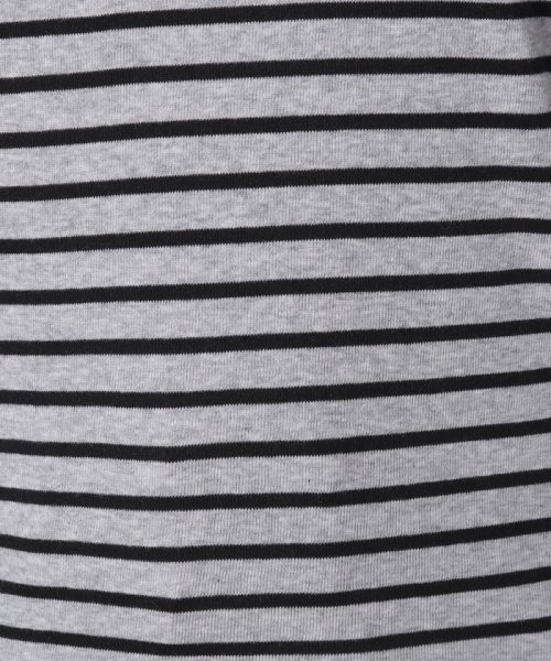 BENETTON (women)(ベネトン（レディース）)/袖ロゴ刺繍ボーダーハイネックロングTシャツ・カットソー/img15