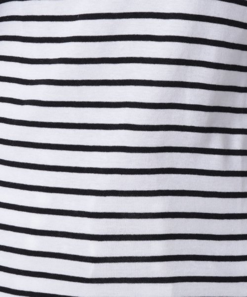 BENETTON (women)(ベネトン（レディース）)/袖ロゴ刺繍ボーダーハイネックロングTシャツ・カットソー/img31