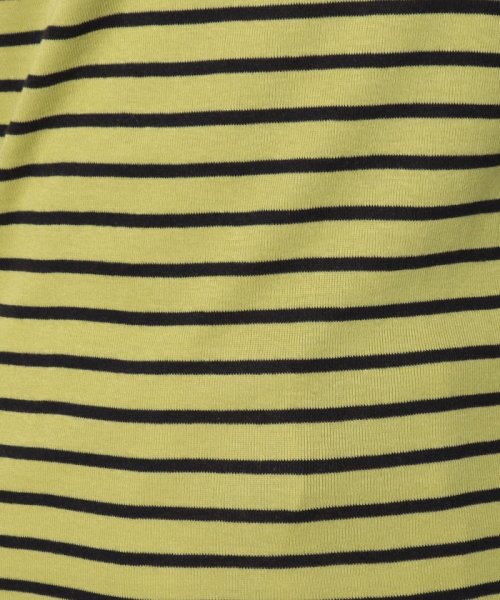 BENETTON (women)(ベネトン（レディース）)/袖ロゴ刺繍ボーダーハイネックロングTシャツ・カットソー/img67