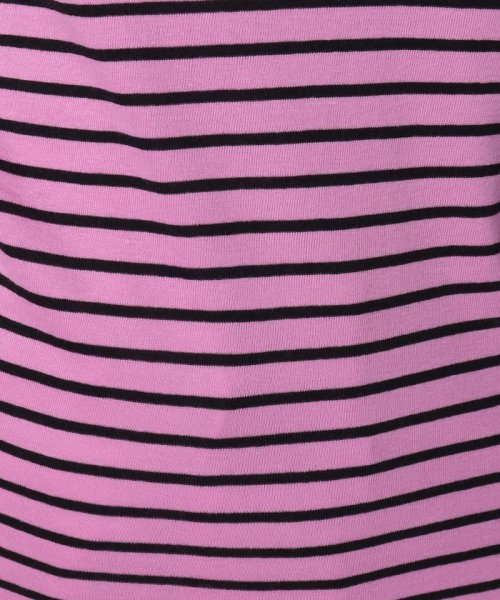 BENETTON (women)(ベネトン（レディース）)/袖ロゴ刺繍ボーダーハイネックロングTシャツ・カットソー/img72