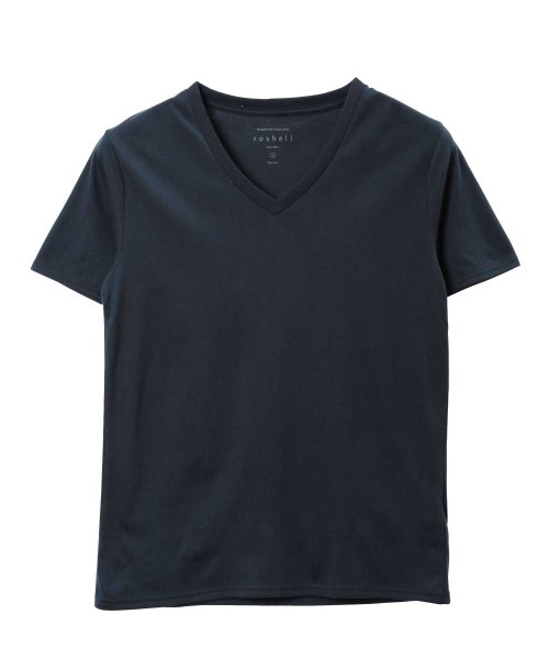 JIGGYS SHOP(ジギーズショップ)/接触冷感半袖Tシャツ / Tシャツ メンズ ティーシャツ 半袖 uネック vネック/img08