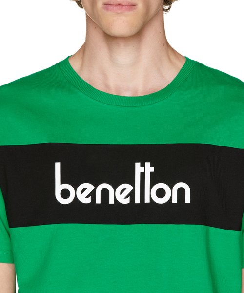 BENETTON (mens)(ベネトン（メンズ）)/パネルロゴ半袖Tシャツ・カットソー/img36