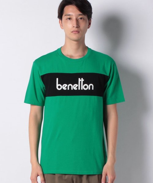BENETTON (mens)(ベネトン（メンズ）)/パネルロゴ半袖Tシャツ・カットソー/img38