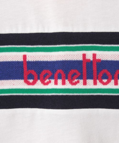 BENETTON (mens)(ベネトン（メンズ）)/ニット切り替えロゴTシャツ・カットソー/img04