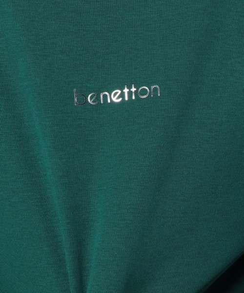 BENETTON (women)(ベネトン（レディース）)/コットン箔ブランドロゴベーシック長袖Tシャツ・カットソー/img25