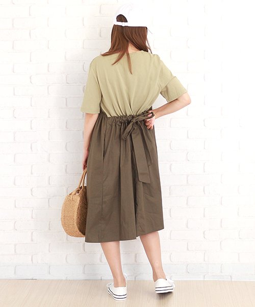 半袖無地マキシワンピース カジュアル 可愛い レディース 春 30代 40代 Vl 5165 S S アミュレット Amulet Magaseek